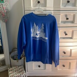 Blue American eagle crewneck sweatshirt